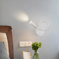 Lampe de chevet murale design nordique LED avec port USB et interrupteur | Marco Lucetti