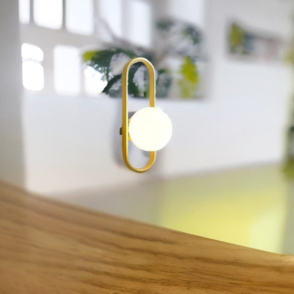 Lampe de Chevet Murale en Métal - Luminaria | Marco Lucetti A Or