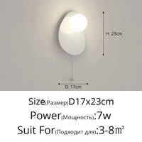 Lampe de chevet murale en U Anti Lumière Bleue Minimaliste | Marco Lucetti