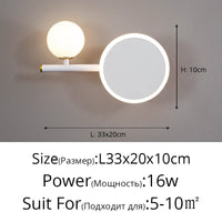 Lampe de chevet murale LED EcoLight pour lit mezzanine