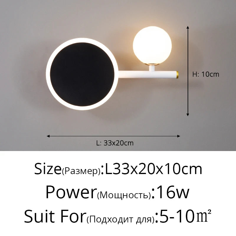 Lampe de chevet murale LED EcoLight pour lit mezzanine