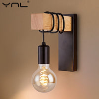 Lampe de chevet Murale Vintage Bois - Raylan | Marco Lucetti
