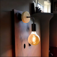 Lampe de chevet Murale Vintage Bois - Raylan | Marco Lucetti