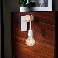Lampe de chevet Murale Vintage Bois - Raylan | Marco Lucetti