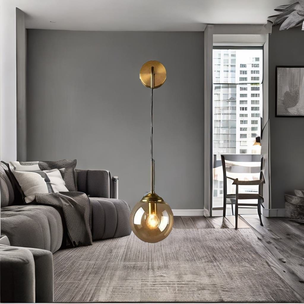 Lampe de Chevet Murale Vintage - Éclaireuse | Marco Lucetti Ambre Bis