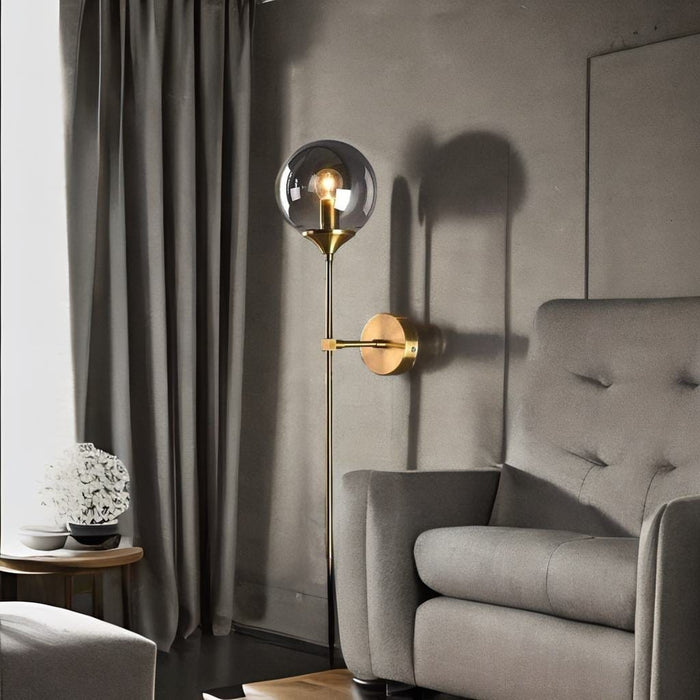 Lampe de Chevet Murale Vintage - Éclaireuse | Marco Lucetti Fumée