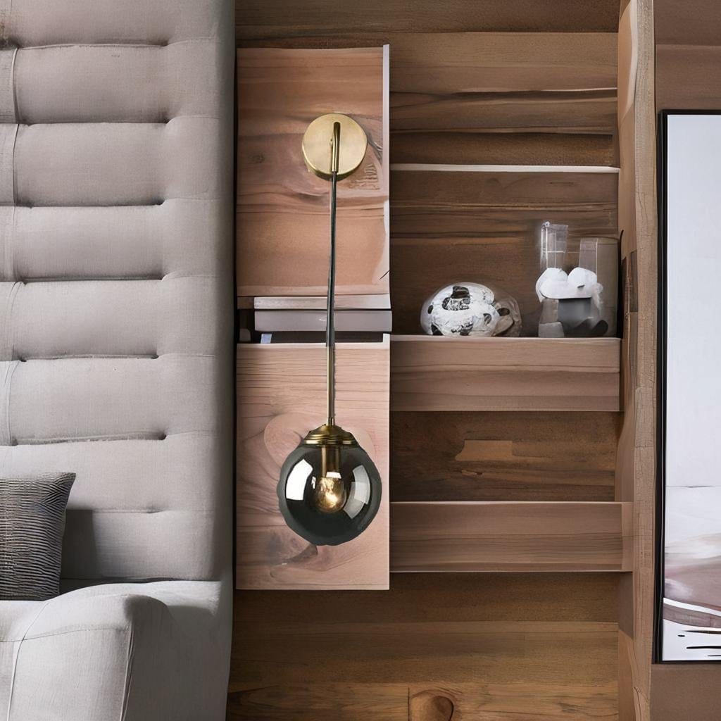 Lampe de Chevet Murale Vintage - Éclaireuse | Marco Lucetti Fumée Bis