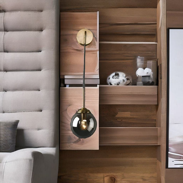 Lampe de Chevet Murale Vintage - Éclaireuse | Marco Lucetti Fumée Bis