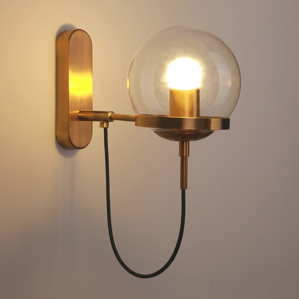 Lampe de Chevet Murale Vintage - Lume | Marco Lucetti Bronze / Lumière Glacée