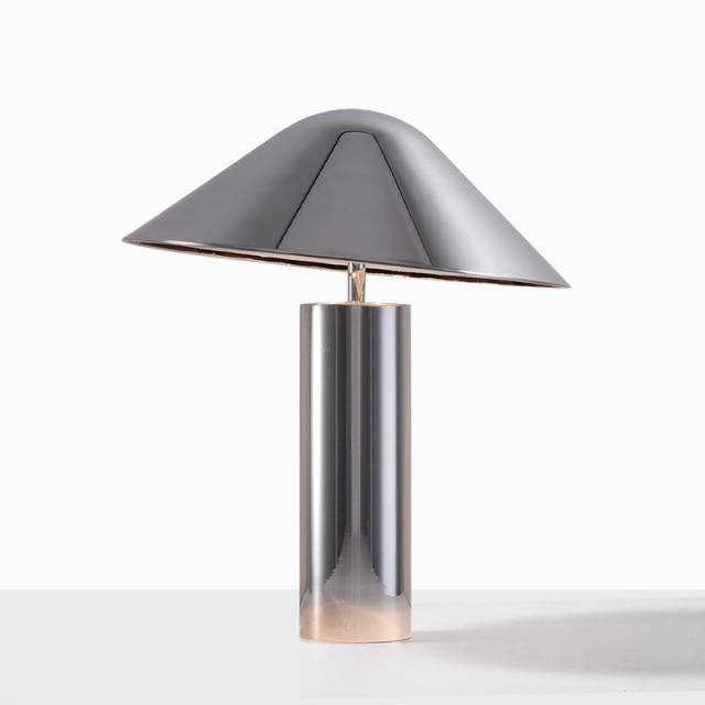 Lampe de chevet noire de luxe "Elegance". | Marco Lucetti Argenté