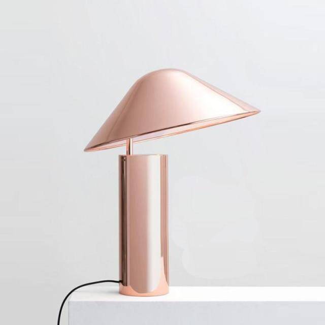 Lampe de chevet noire de luxe "Elegance". | Marco Lucetti Rose gold