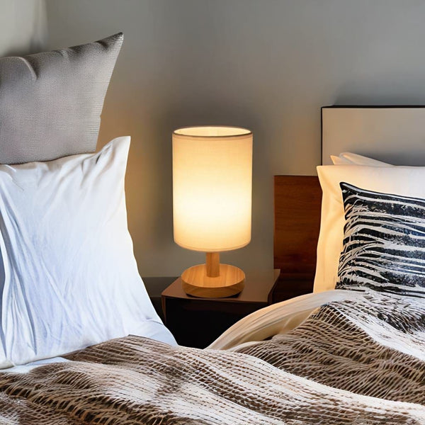 Lampe de Chevet Nordique Bois - LumiLuxe | Marco Lucetti