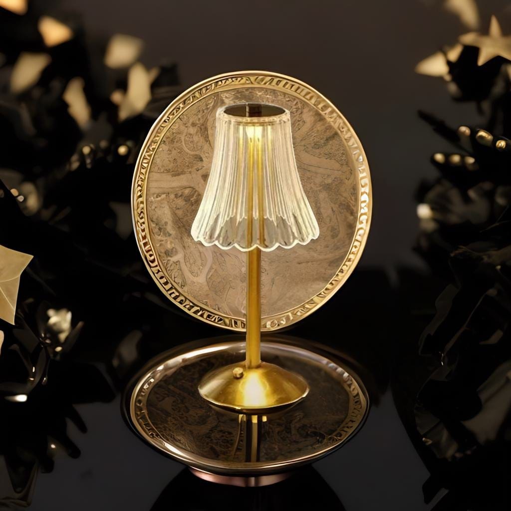 Lampe de chevet Originale Dorée - Luxa
