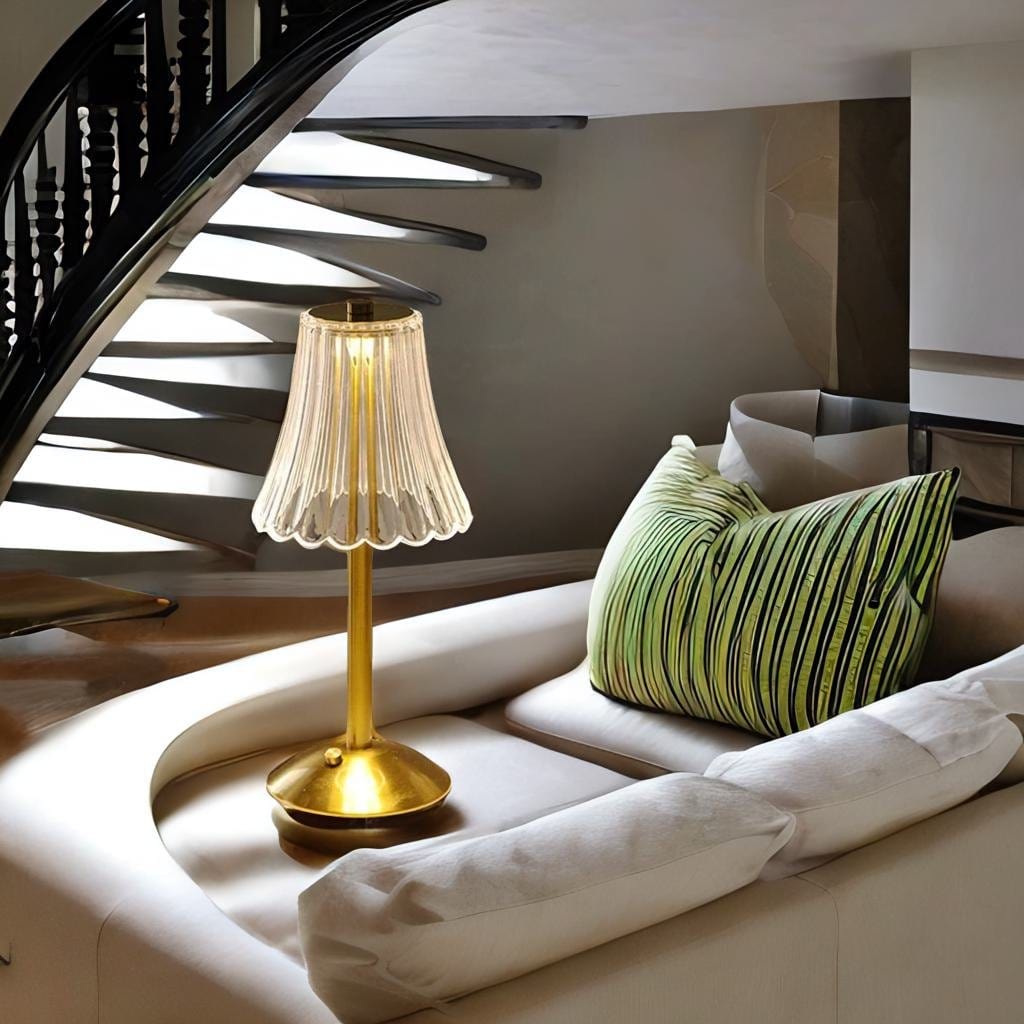 Lampe de chevet Originale Dorée - Luxa | Marco Lucetti