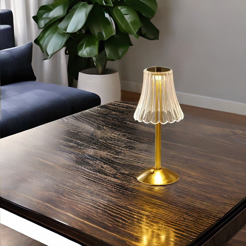 Lampe de chevet Originale Dorée - Luxa | Marco Lucetti