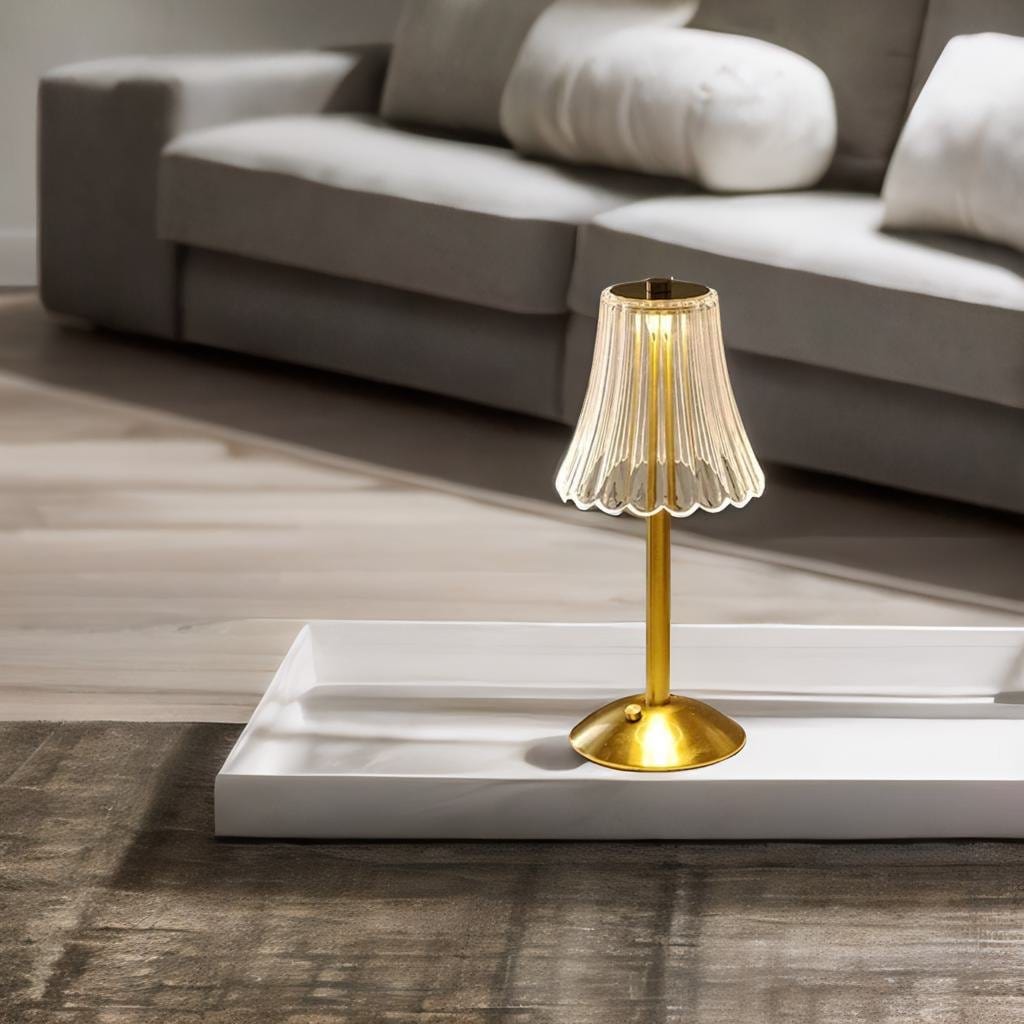 Lampe de chevet Originale Dorée - Luxa | Marco Lucetti