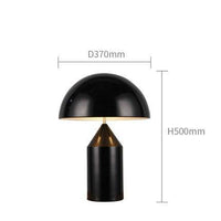 Lampe de chevet ou bureau design : Champignon Room | Marco Lucetti Noir - Grande