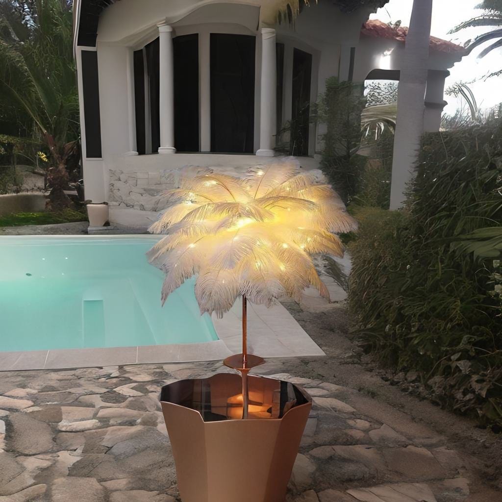 Lampe de chevet Plume Chic - Birdy | Marco Lucetti Blanc