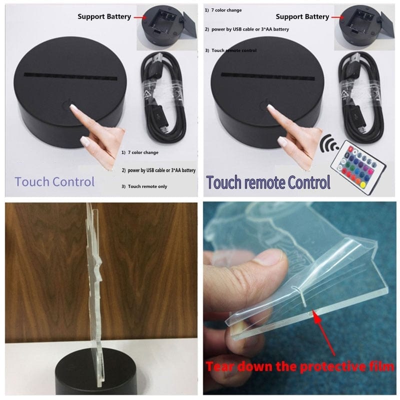 Lampe de Chevet pour Enfant - Décollage | Marco Lucetti