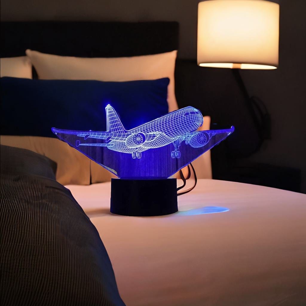 Lampe de Chevet pour Enfant - Décollage | Marco Lucetti 16 couleurs avec télécommande intégrée