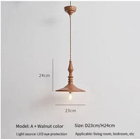 Lampe de chevet rétro en bois style japonais pour bars et restaurants | Marco Lucetti