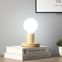 Lampe de Chevet Ronde Bois - Lumilica | Marco Lucetti