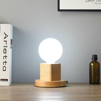 Lampe de Chevet Ronde Bois - Lumilica | Marco Lucetti