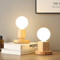 Lampe de Chevet Ronde Bois - Lumilica | Marco Lucetti