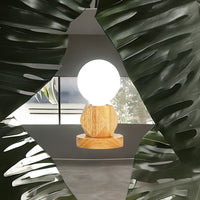 Lampe de Chevet Ronde Bois - Lumilica | Marco Lucetti B