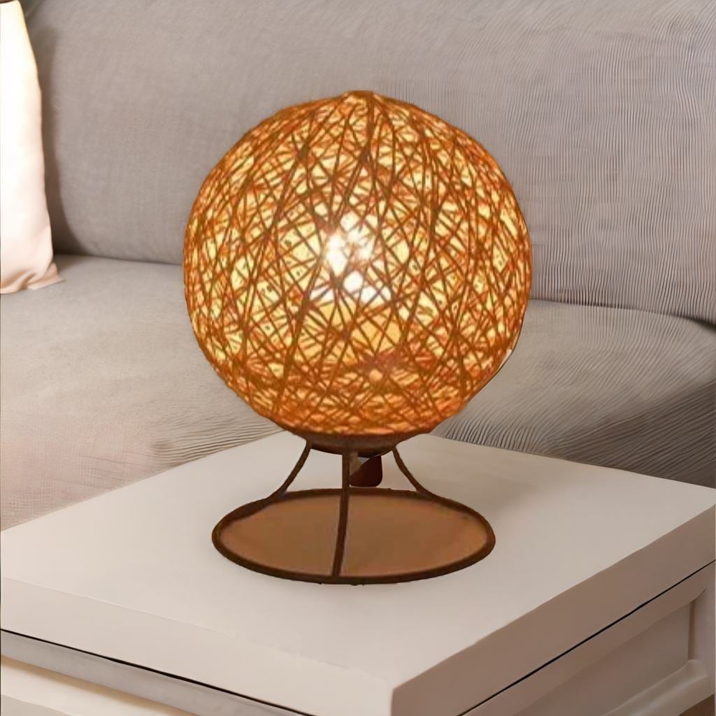 Lampe de Chevet Ronde Bois - LuminoPlanet | Marco Lucetti Ephedra