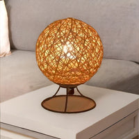 Lampe de Chevet Ronde Bois - LuminoPlanet | Marco Lucetti Ephedra