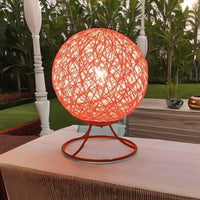 Lampe de Chevet Ronde Bois - LuminoPlanet | Marco Lucetti Rose