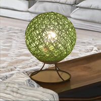 Lampe de Chevet Ronde Bois - LuminoPlanet | Marco Lucetti Vert