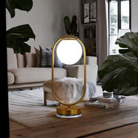 Lampe de Chevet Ronde - Dorée Éclatante | Marco Lucetti Chaude