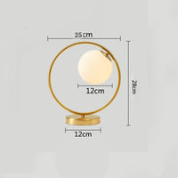 Lampe de chevet Ronde - Luminia | Marco Lucetti Blanc Froid