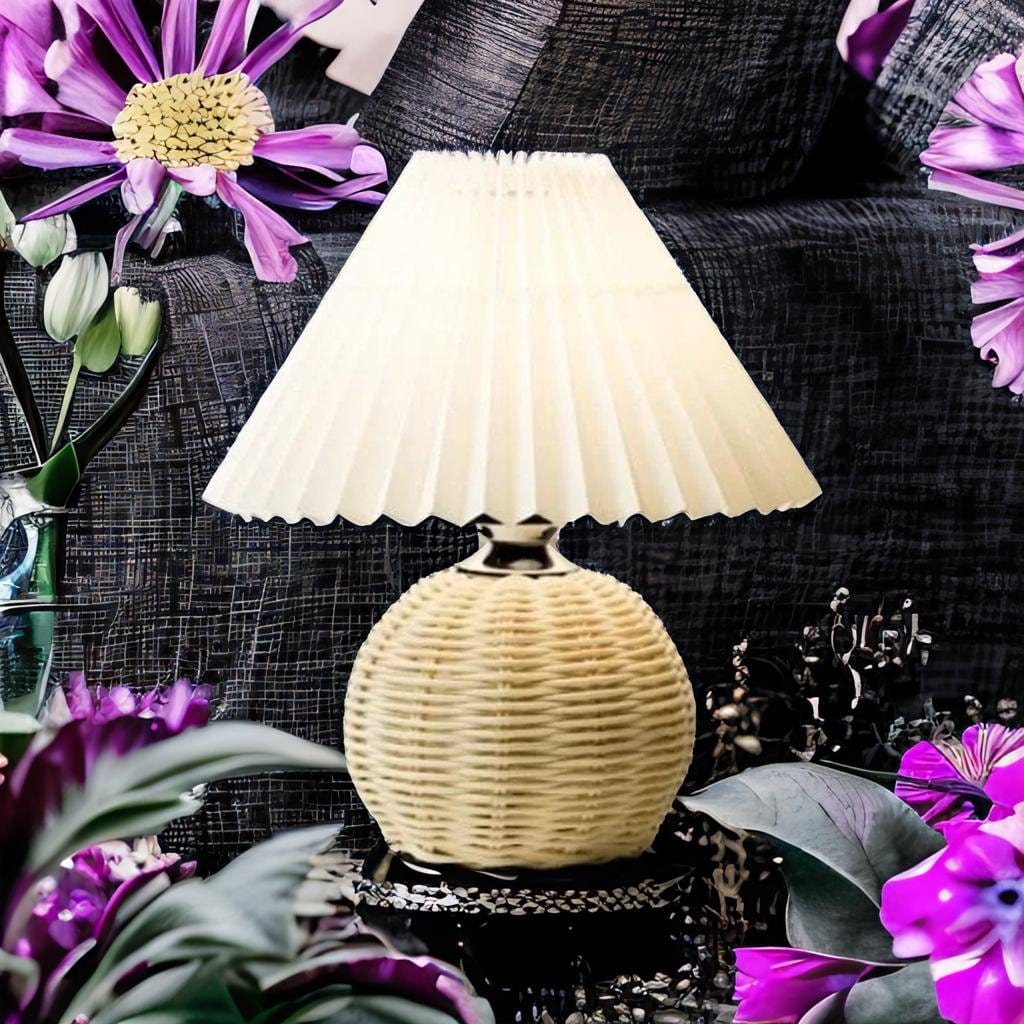 Lampe de chevet Rotin - Luminelluxe | Marco Lucetti