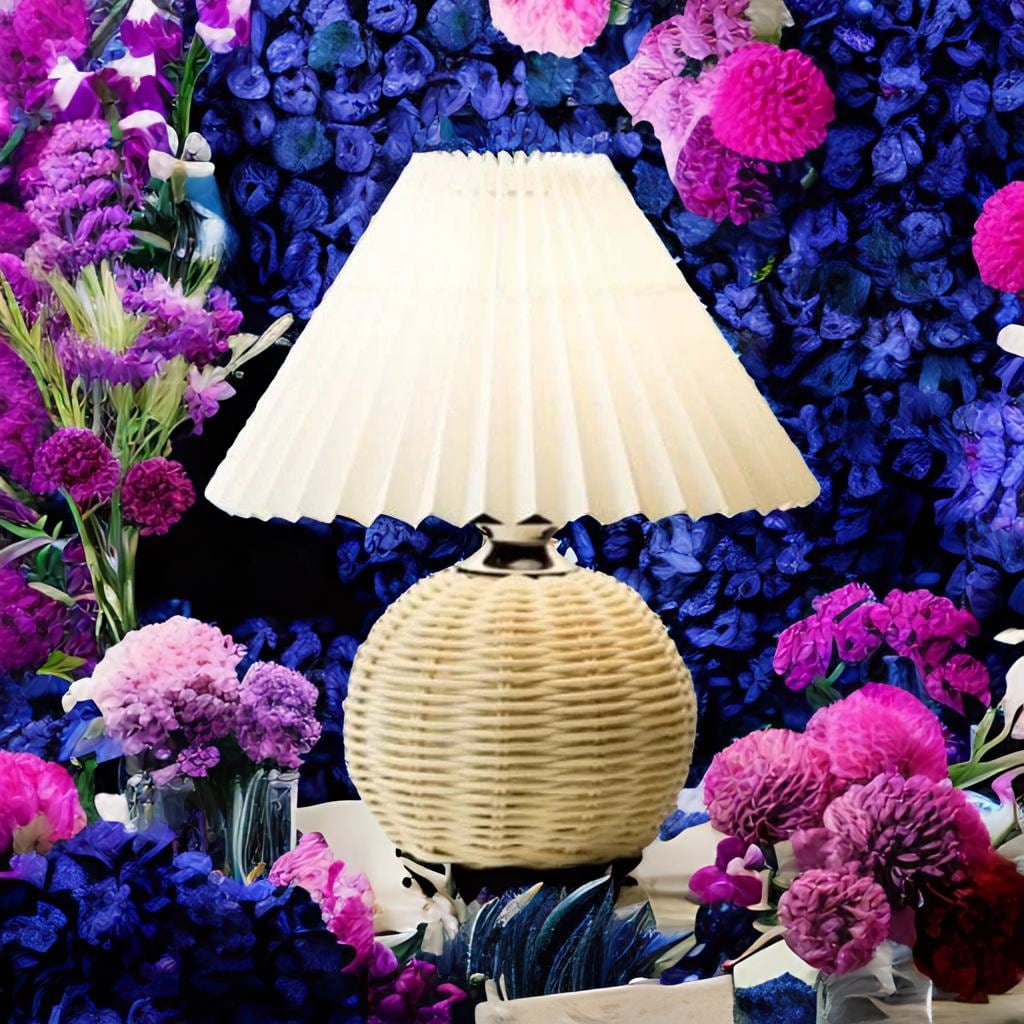 Lampe de chevet Rotin - Luminelluxe | Marco Lucetti Blanc