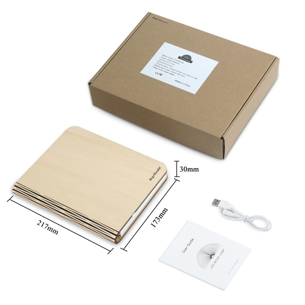 Lampe de Chevet Sans Fil Bois - Notes | Marco Lucetti