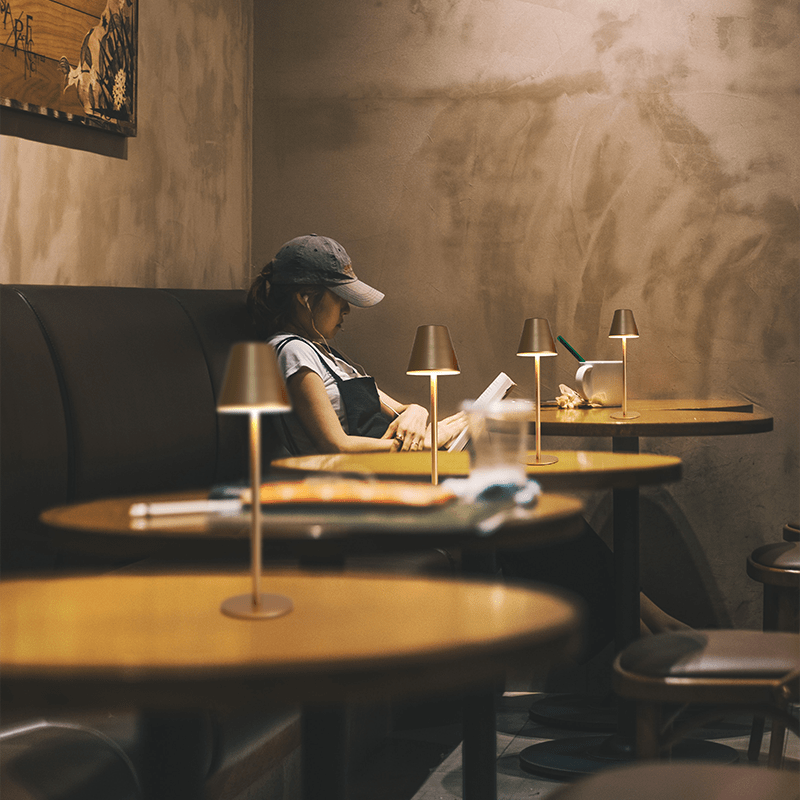 Lampe de Chevet Sans Fil Design - Luxe Illuminateur | Marco Lucetti Bronze