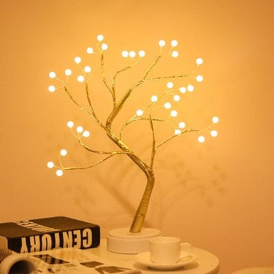 Lampe de Chevet Sans Fil Métal - Luminia | Marco Lucetti Arbre blanc à 36 LED