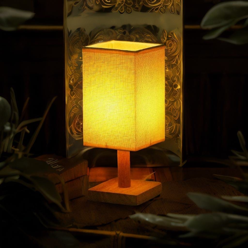 Lampe de chevet Scandinave Bois - Nordic Glow