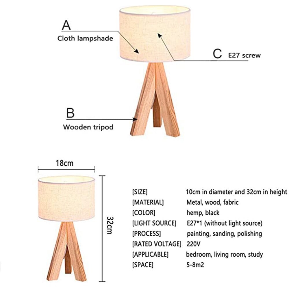 Lampe de chevet Scandinave Bois - Nordic Glow | Marco Lucetti