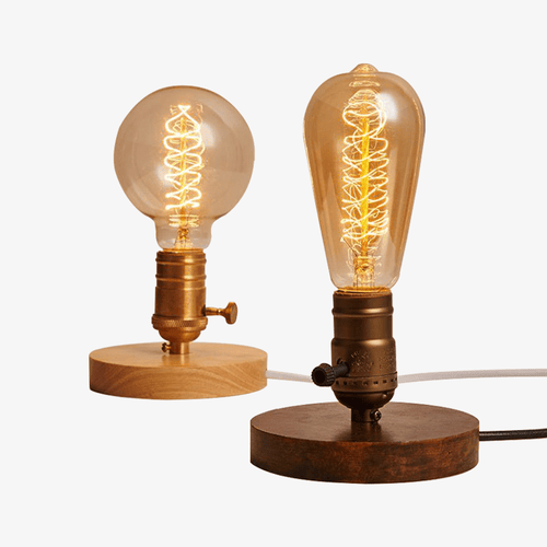 Lampe de chevet Vintage Edison Coffee