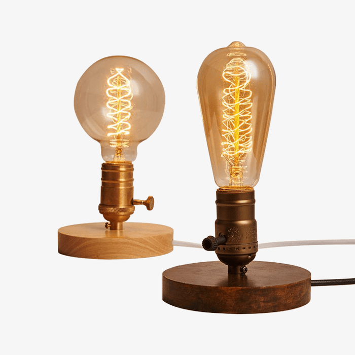 Lampe de chevet Vintage Edison Coffee