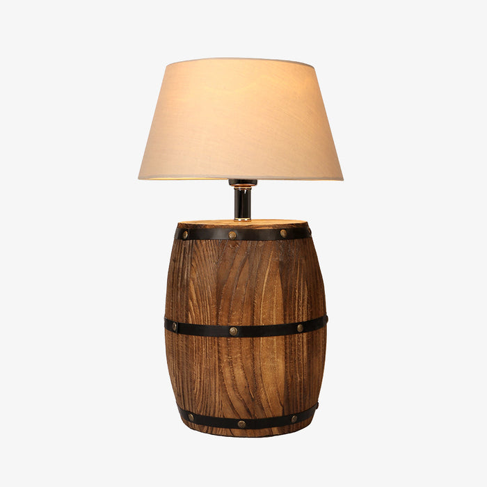 Lampe de chevet vintage "Rope Barrel"