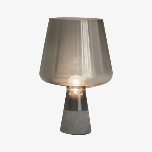 Lampe de chevet vintage Loft en verre