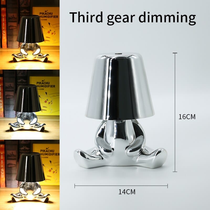 Lampe de Chevet Vintage Métal - Silver Luxe | Marco Lucetti