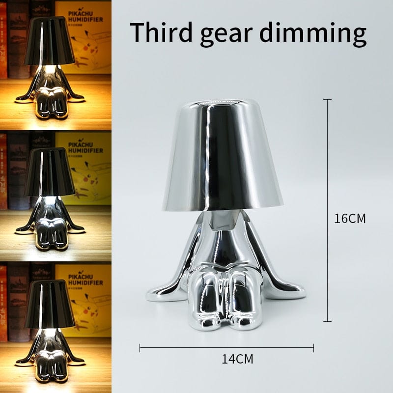 Lampe de Chevet Vintage Métal - Silver Luxe | Marco Lucetti