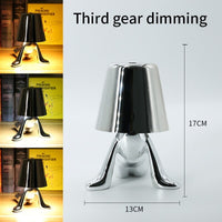 Lampe de Chevet Vintage Métal - Silver Luxe | Marco Lucetti