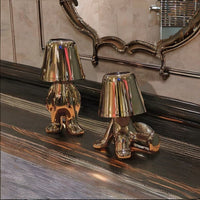 Lampe de Chevet Vintage Métal - Silver Luxe | Marco Lucetti